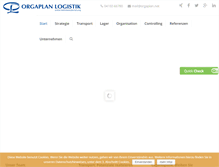 Tablet Screenshot of orgaplan-logistik.de